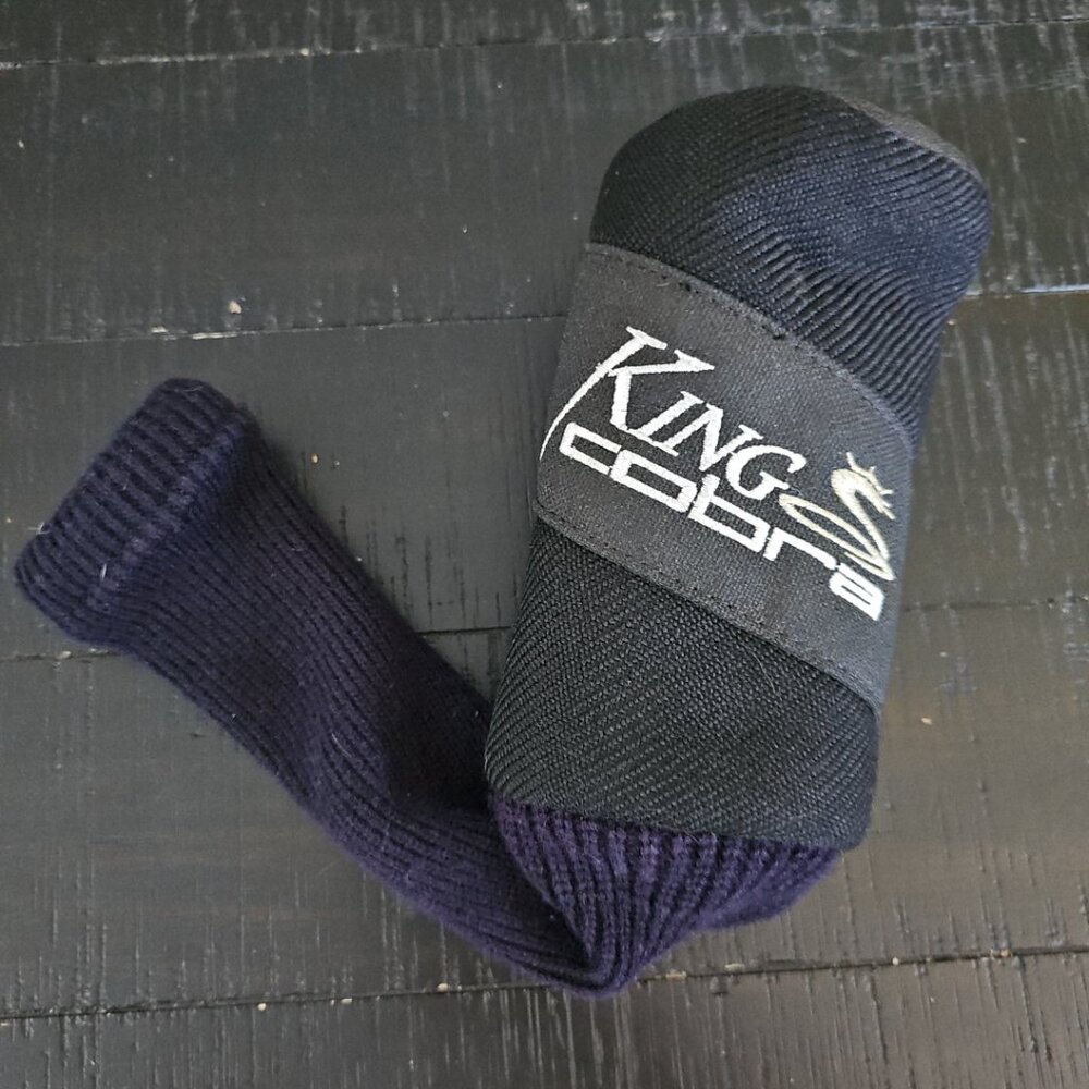 KING COBRA 1 FAIRWAY WOOD Golf Club HEAD COVER -Black, Sock Type